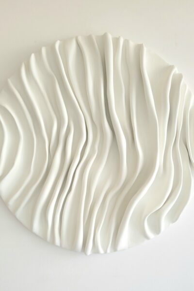 Okrągła płaskorzeźba - Flowing Calm - średnica 80cm